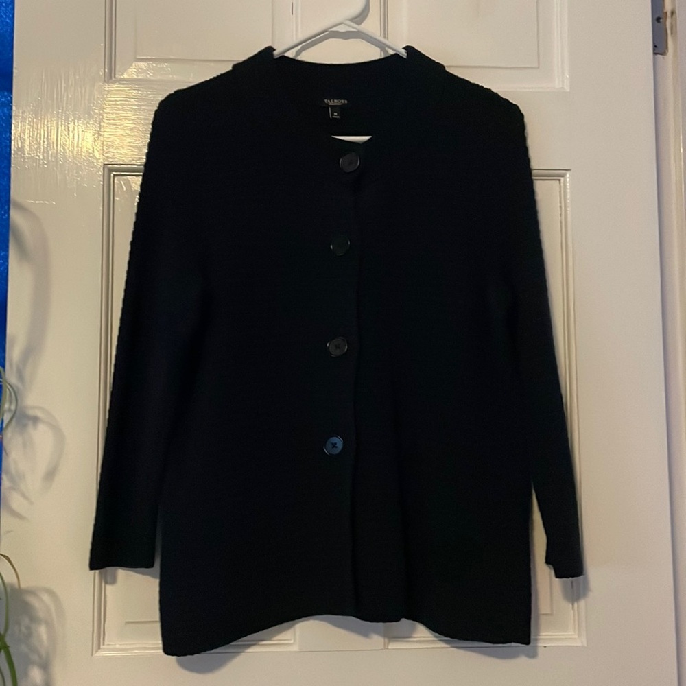 Talbots black cardigan